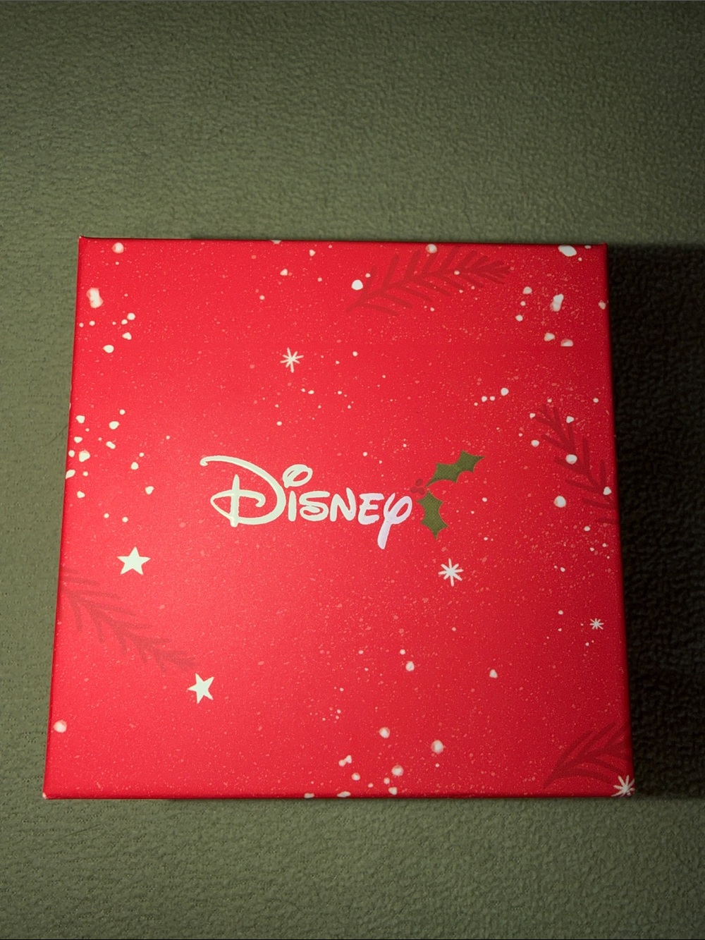 Disney Gold Holiday Mickey Pendant Necklace with Red and Green Accents - Picture 3 of 4